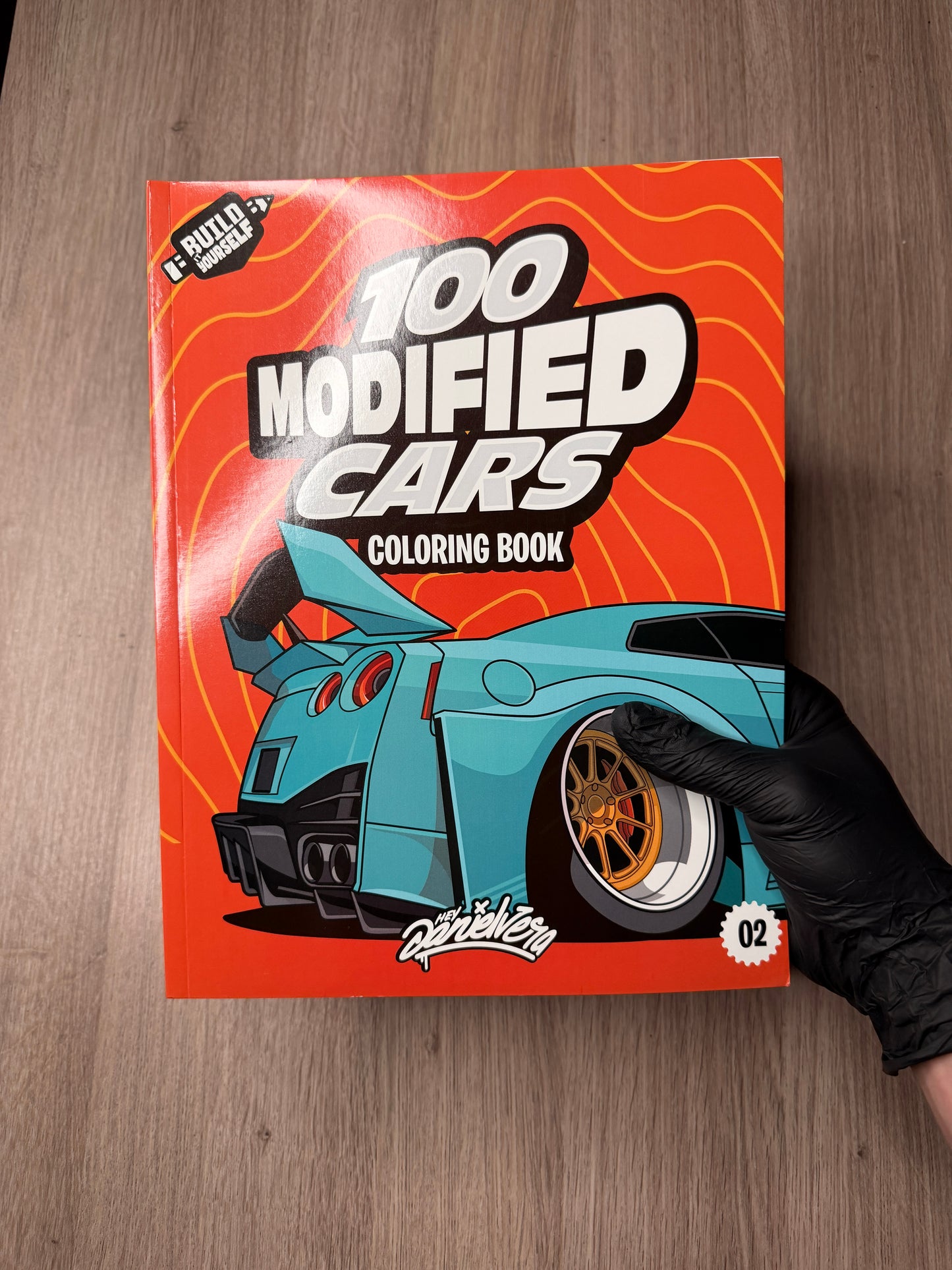100 MODIFIED CARS COLORING BOOK