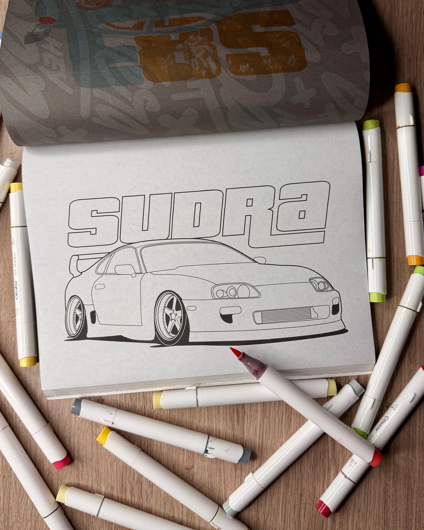 100 MODIFIED CARS COLORING BOOK