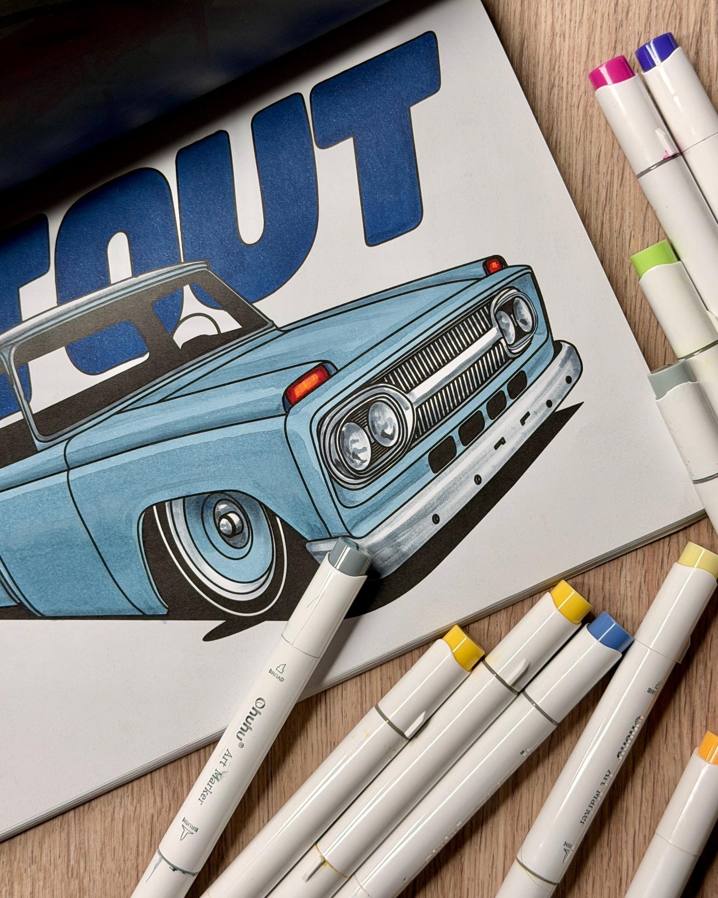 INSANE TRUCKS COLORING BOOK