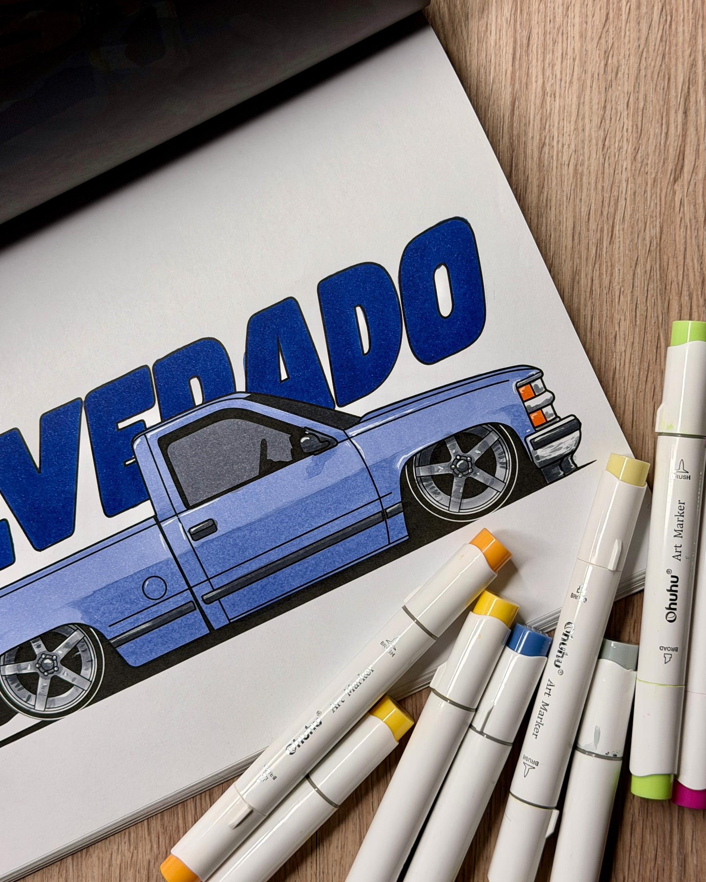 INSANE TRUCKS COLORING BOOK